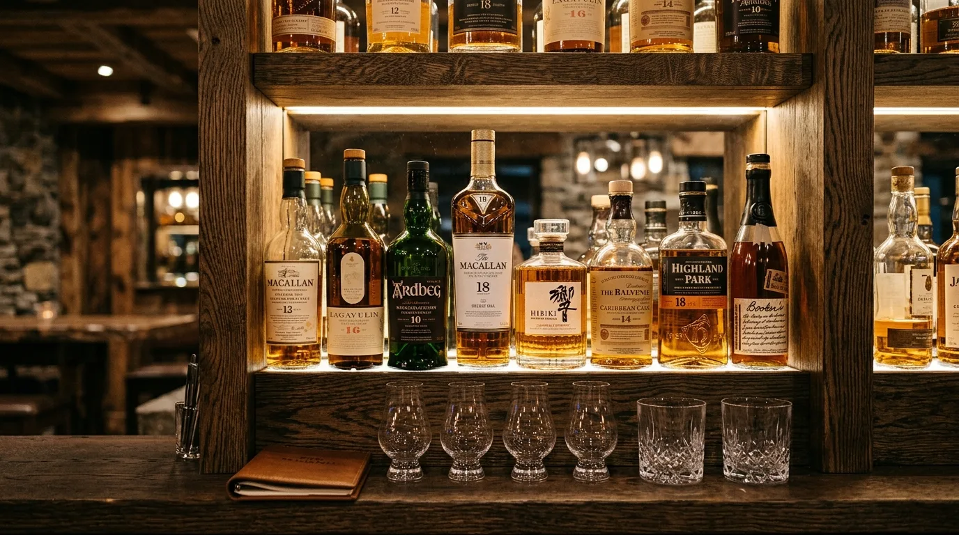 Let artwork support the lounge mood subtly inspiration for a home whiskey lounge.